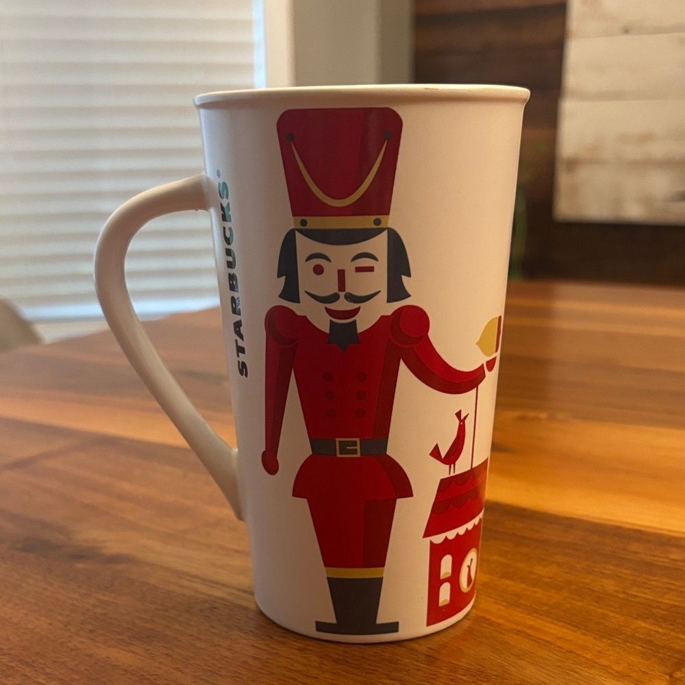Starbucks Christmas Nutcracker Tall Coffee Hot Cocoa Mug with Handle 16oz